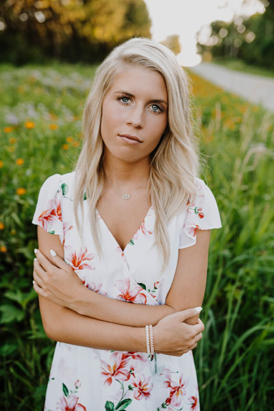 serious senior field photo