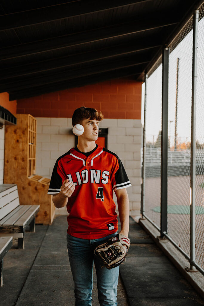 high school baseball player