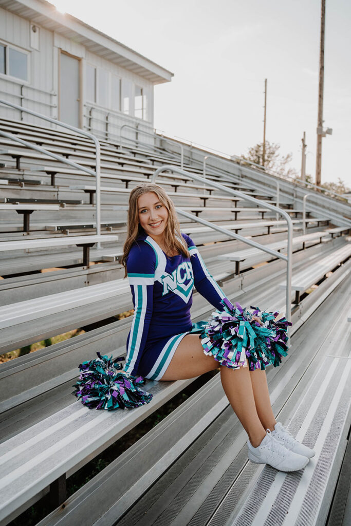 high school cheerleader